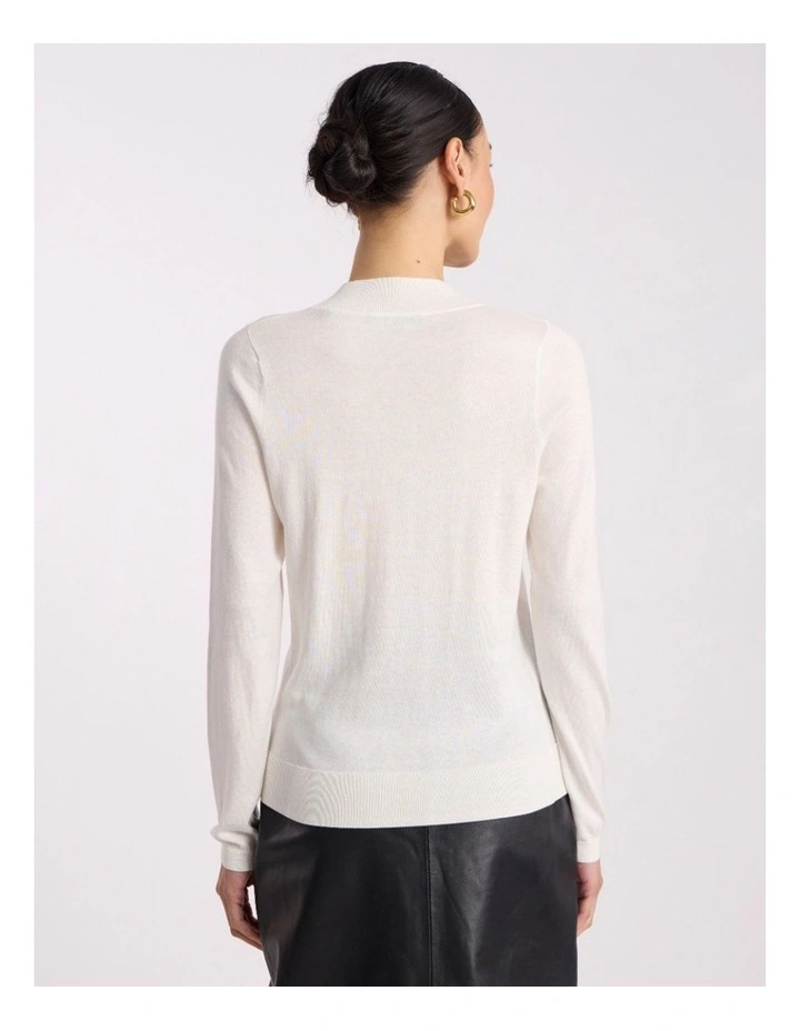 Regina Knit in Ivory image 4