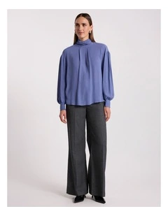 Calliopy Viscose Blouse in Cadet Blue