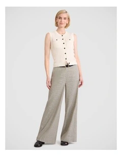 Estella Knit Vest in Ivory