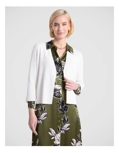 Jaxx Knit Cardigan in Ivory