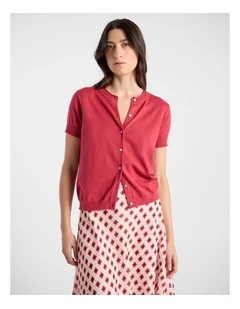 Rosalie Cardigan in Watermelon