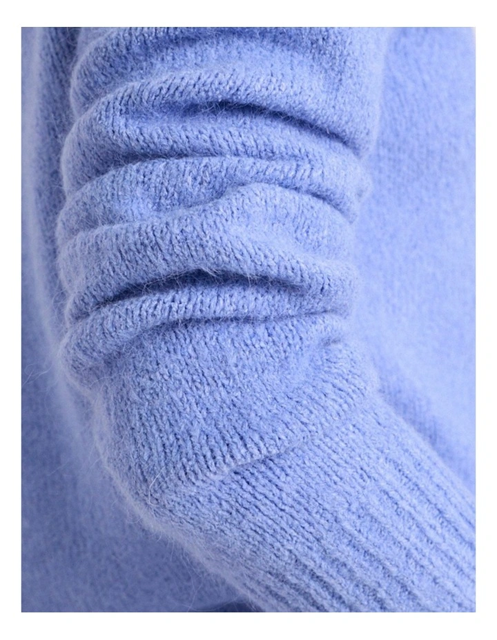 Alessa Polo Knit in Periwinkle image 4