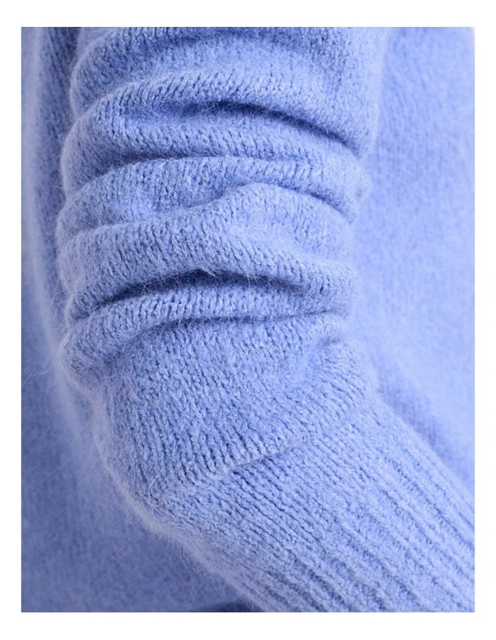 Alessa Polo Knit in Periwinkle image 5
