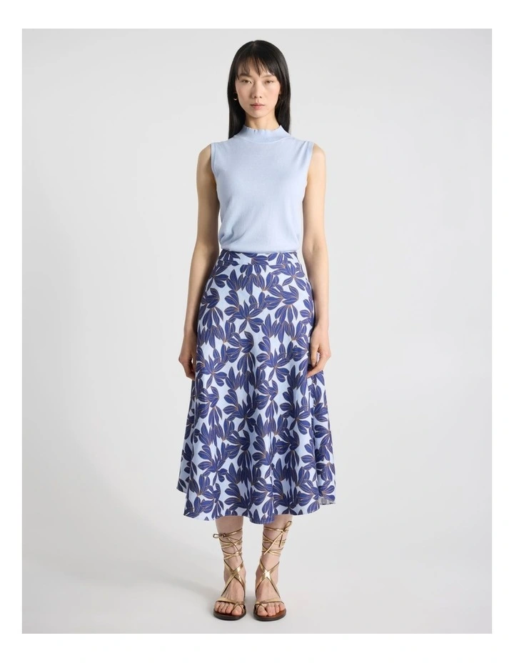 Suki Csc Knit Top in Hydrangea Blue image 2