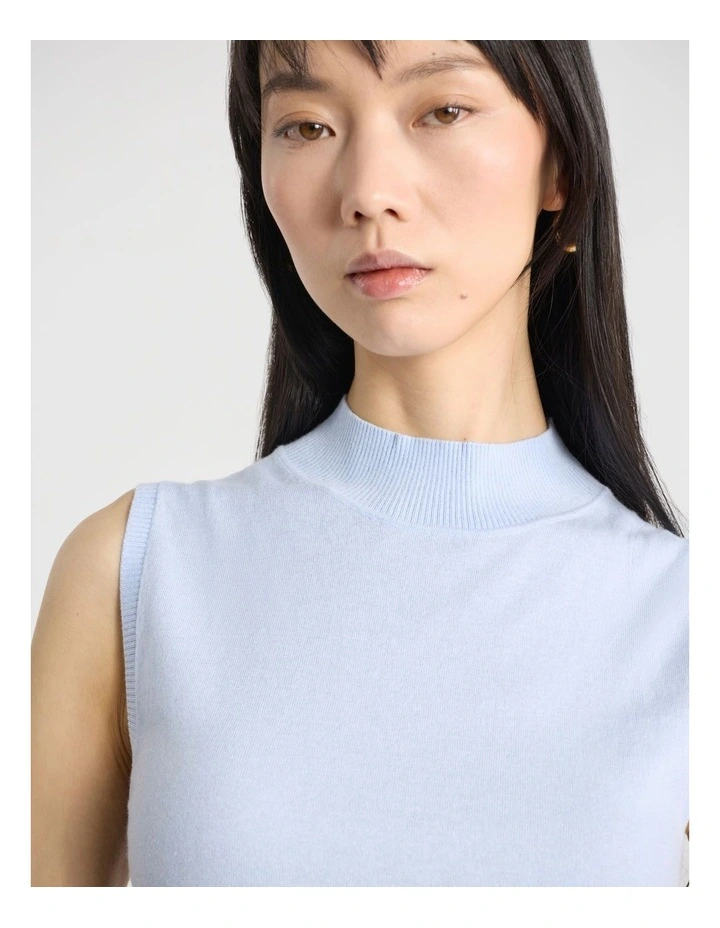 Suki Csc Knit Top in Hydrangea Blue image 5