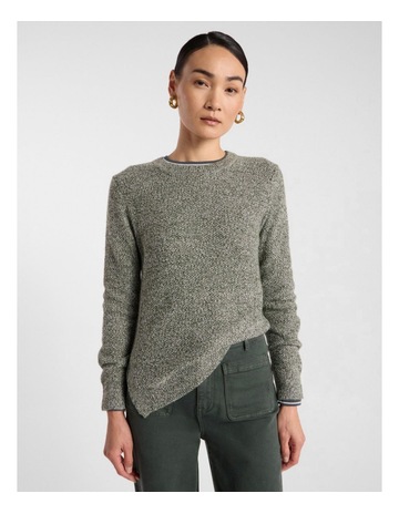 Nori Green Melange colour