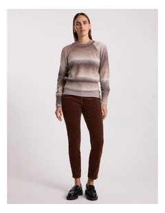 Jesse Ombre Knit in Nutmeg Ombre