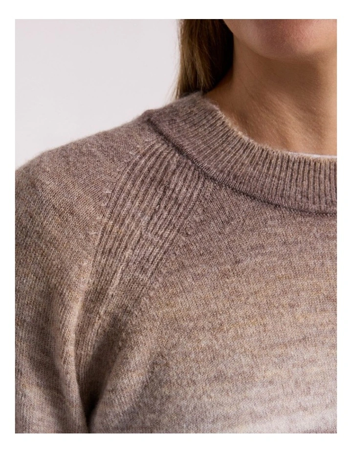 Jesse Ombre Knit in Nutmeg Ombre image 3