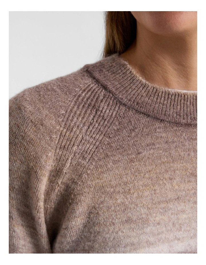 Jesse Ombre Knit in Nutmeg Ombre image 4