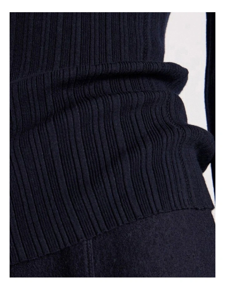 Mikka Rib Knit in Navy image 4