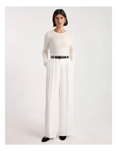 Nora Wool Blend Knit in Ivory