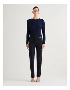 Nola Wool Blend Knit in Navy