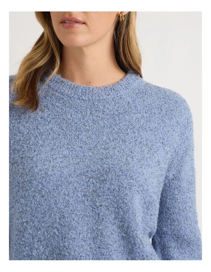 Everett Wool Blend Knit in Storm Blue image 4