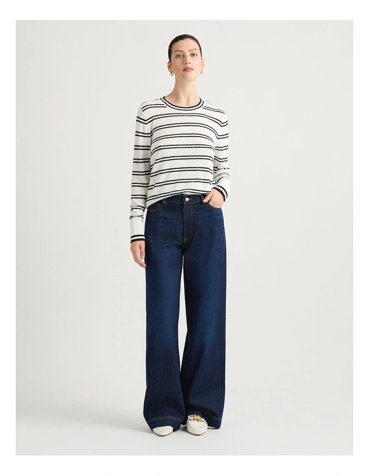 Lauren Terry Knit in Midnight Stripe image 2