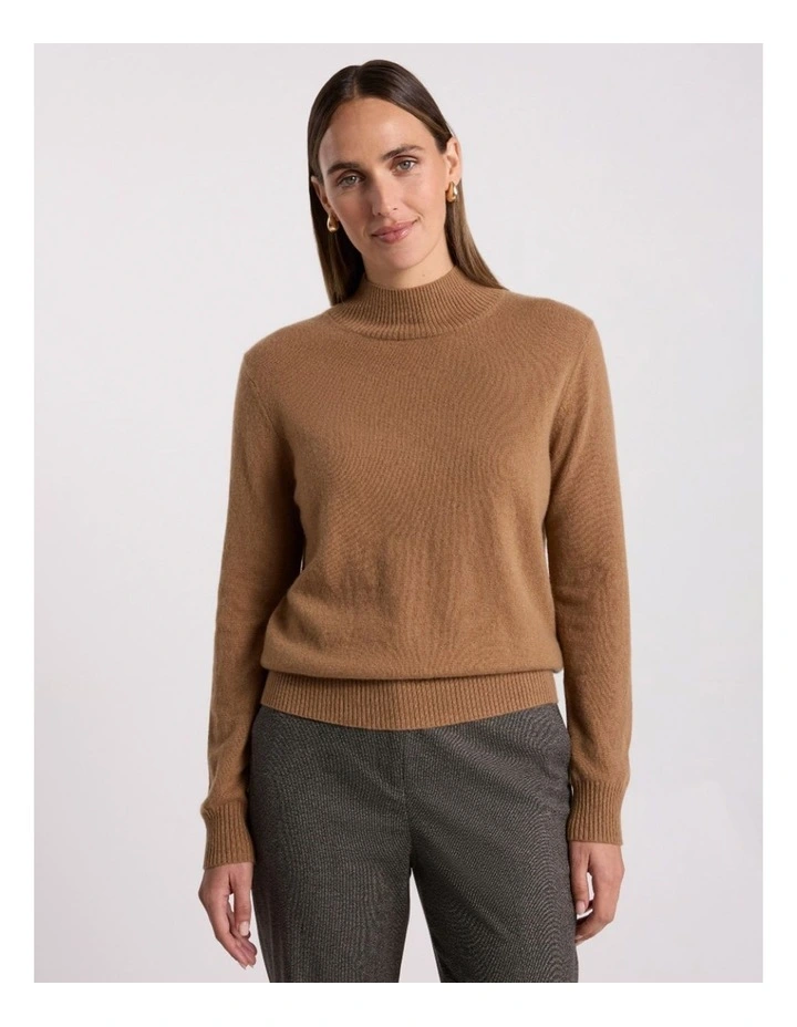 Romilly Cashmere Knit in Caramel image 2