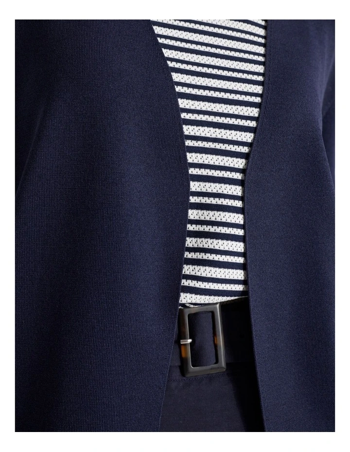 Jaxx Knit Cardigan in Navy image 4