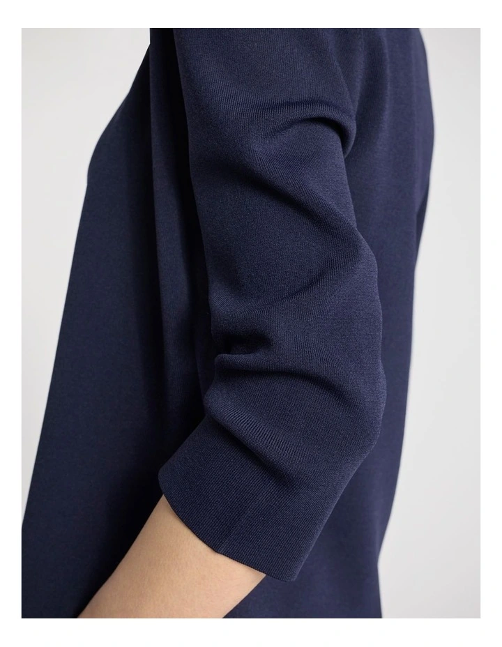 Jaxx Knit Cardigan in Navy image 5