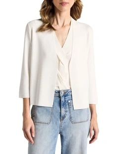 Jaxx Knit Cardigan in Ivory