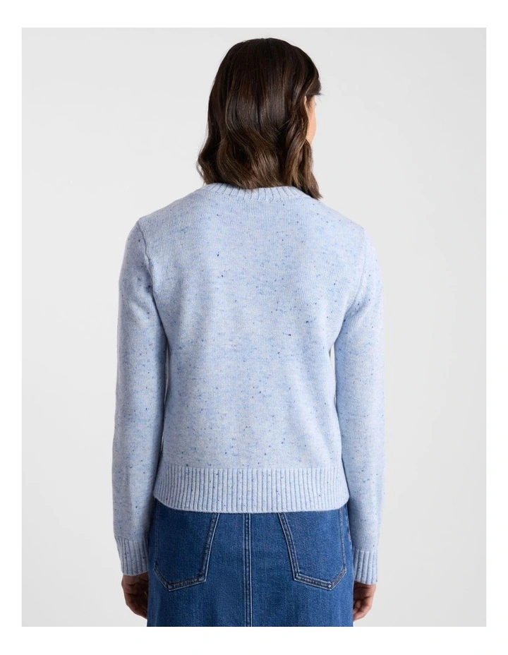 Kala Wool Blend Cardigan in Blue Multi image 2