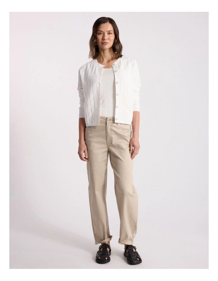 Cushla Cardigan in Ivory image 1
