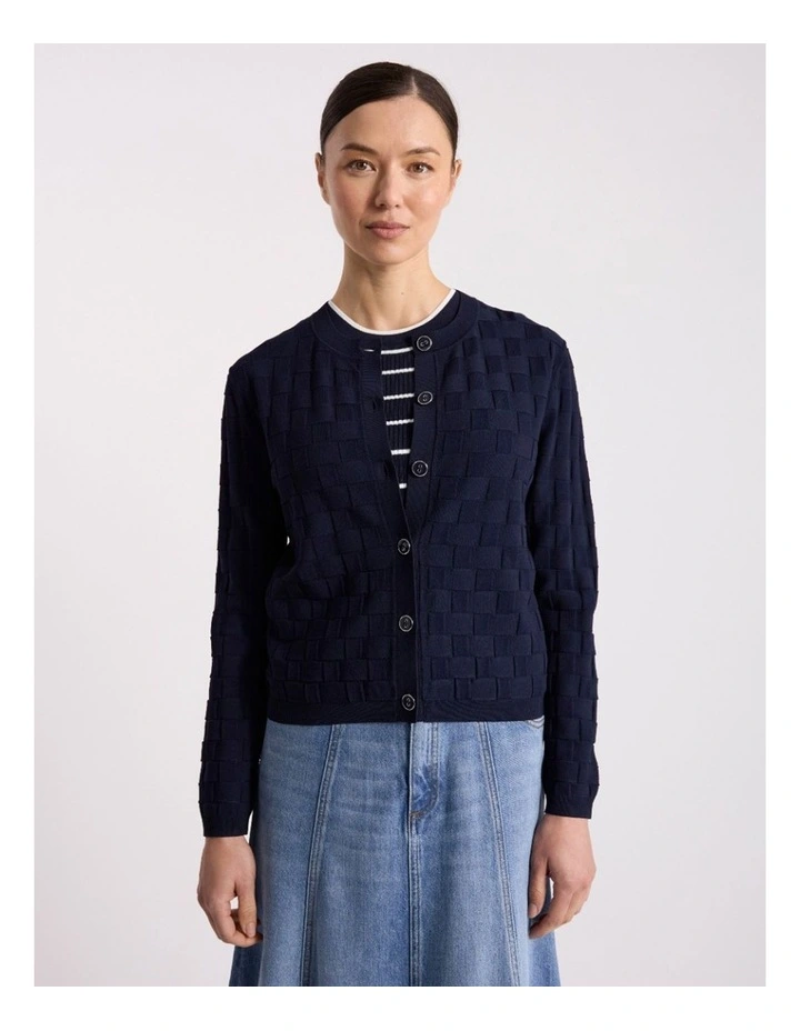 Cushla Cardigan in Navy image 2