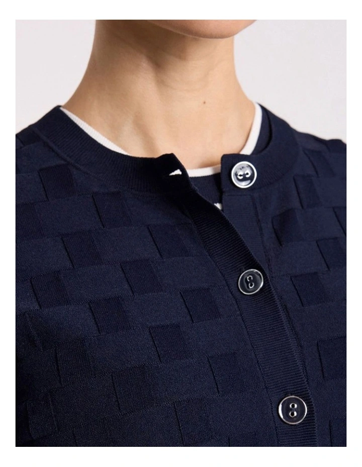 Cushla Cardigan in Navy image 3