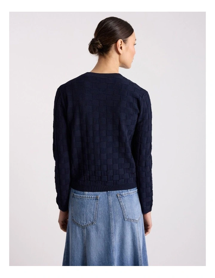 Cushla Cardigan in Navy image 4