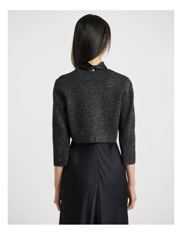 Parri Cardigan in Black Sparkle image 3