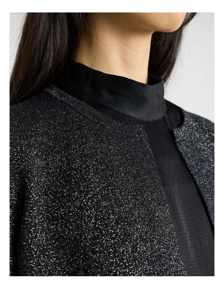 Parri Cardigan in Black Sparkle image 4