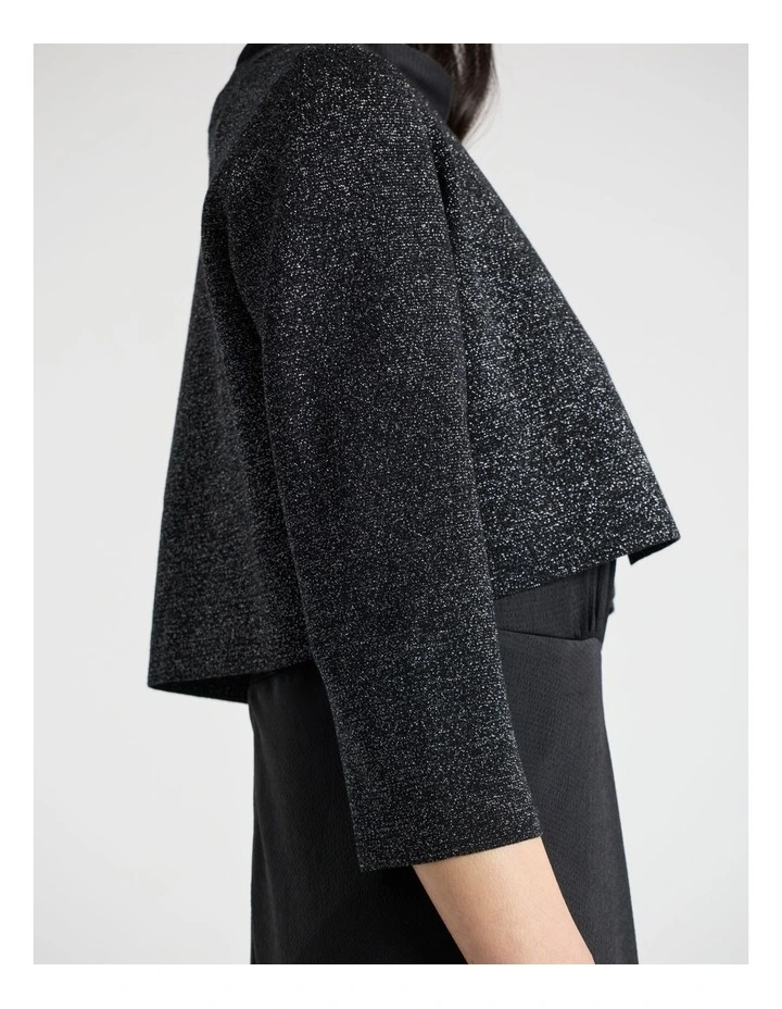 Parri Cardigan in Black Sparkle image 5