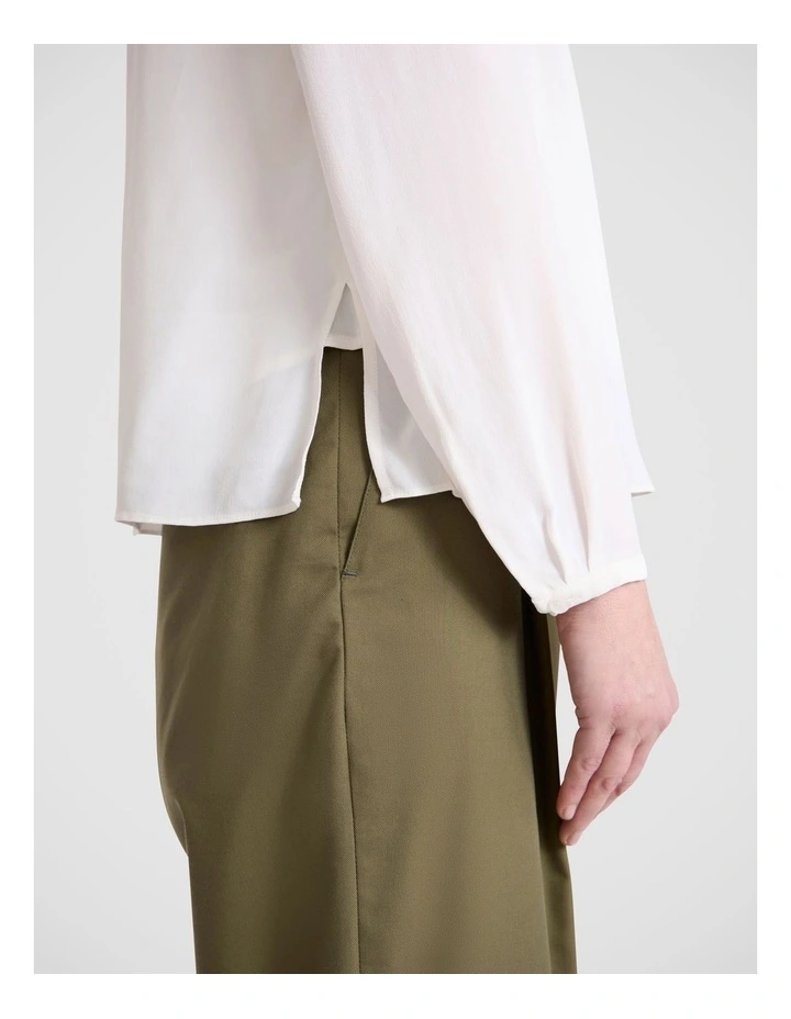 Merle Viscose Blouse in Ivory image 4