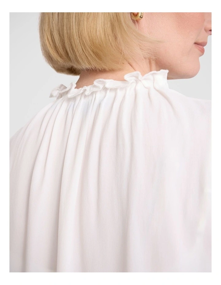 Merle Viscose Blouse in Ivory image 5