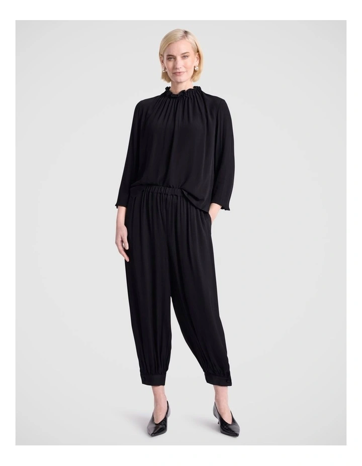 Merle Viscose Blouse in Black image 1