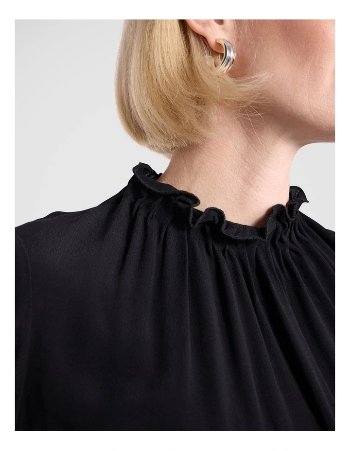 Merle Viscose Blouse in Black image 3
