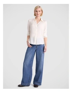 Bena Silk Shirt in Ivory
