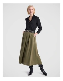 Bena Silk Shirt in Black