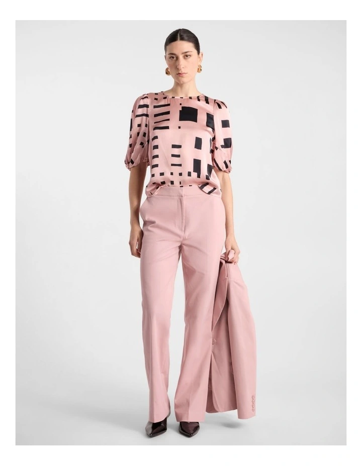 Sali Silk Blouse in Rose Multi image 2