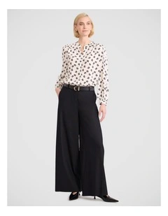 Roberta Viscose Shirt in Ivory Multi