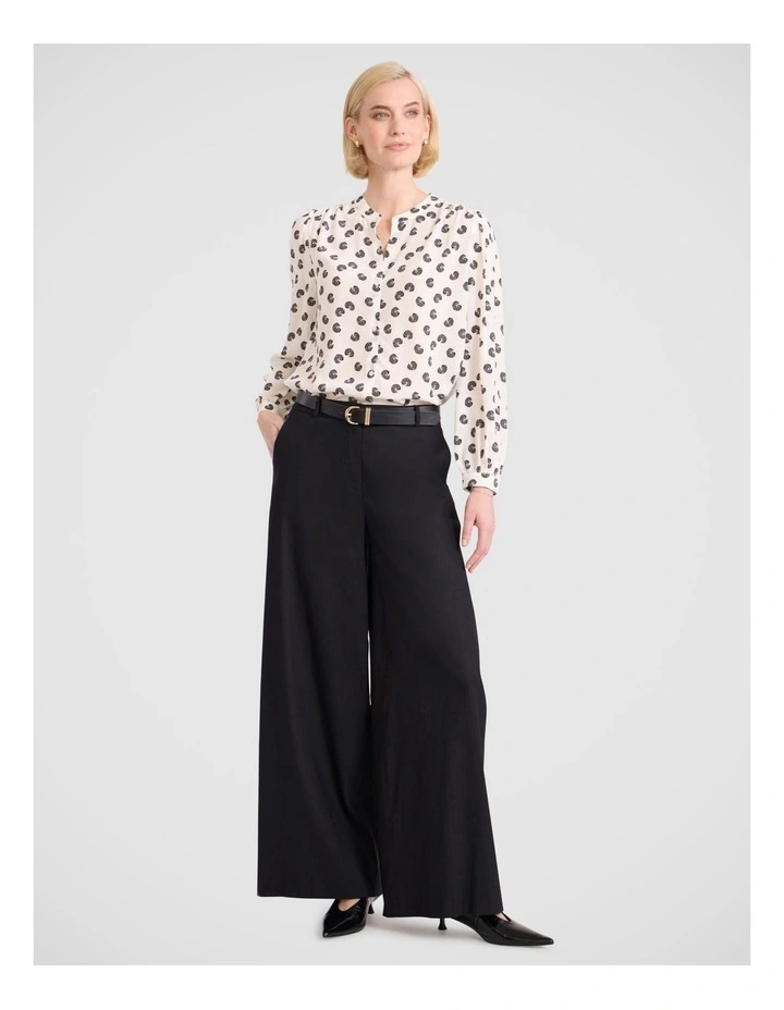 Roberta Viscose Shirt in Ivory Multi image 1