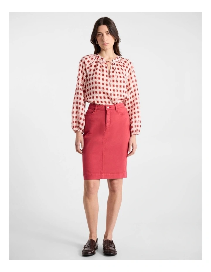 Daphne Blouse in Watermelon image 2