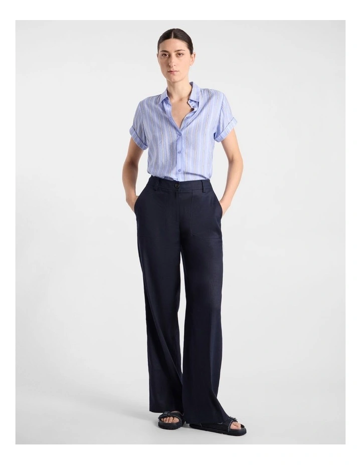 Willow Shirt in Blue Stripe image 2