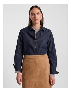Isabella Denim Shirt in Indigo