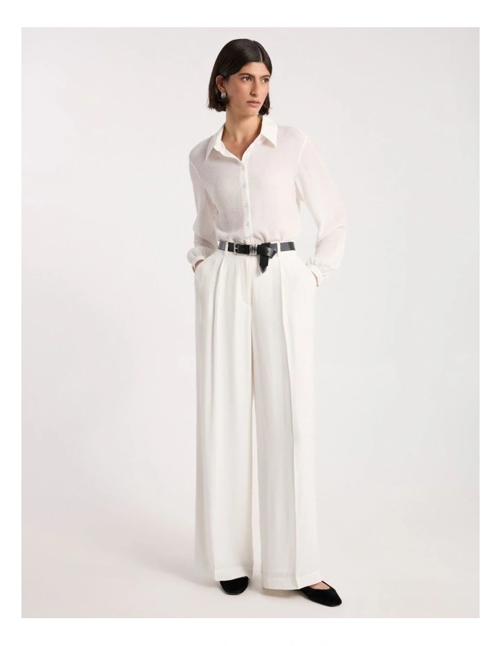 Carlton Shirt in Ivory image 1