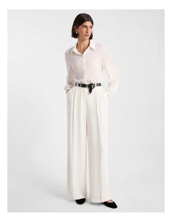 Carlton Shirt in Ivory image 2