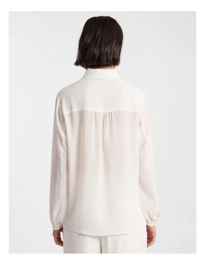 Carlton Shirt in Ivory image 3