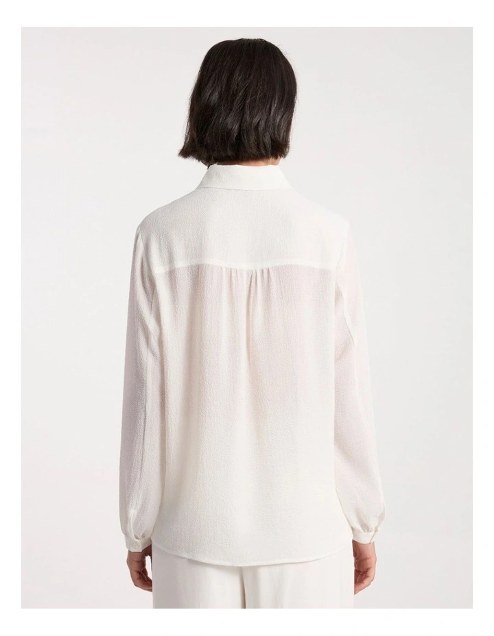 Carlton Shirt in Ivory image 5