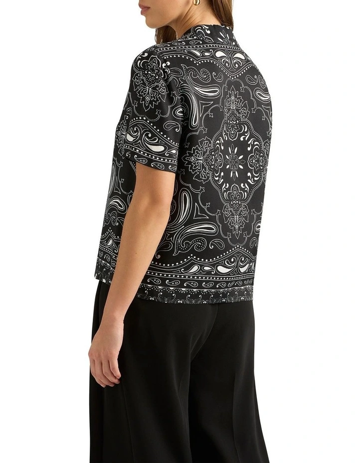 Toulouse Shirt in Black Multi image 2