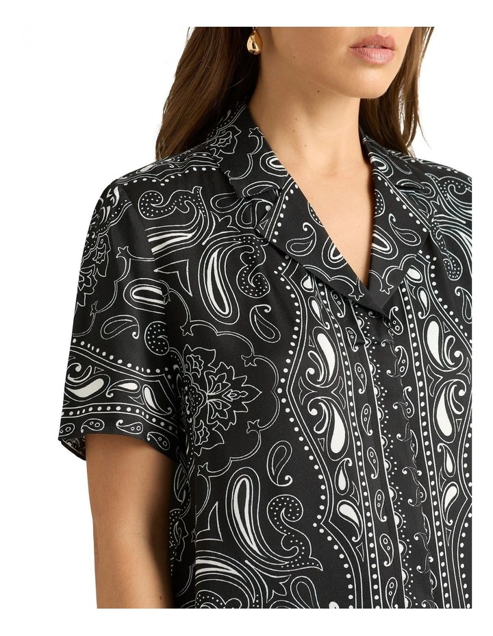 Toulouse Shirt in Black Multi image 3