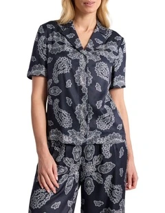 Maisha Viscose Shirt in Navy Multi