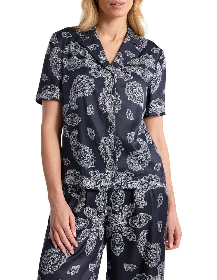 Maisha Viscose Shirt in Navy Multi image 1